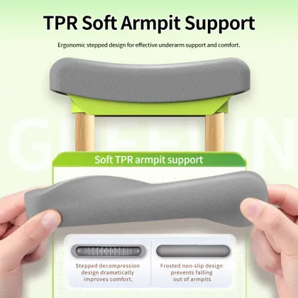 Armpit Support Walking Aid Crutches