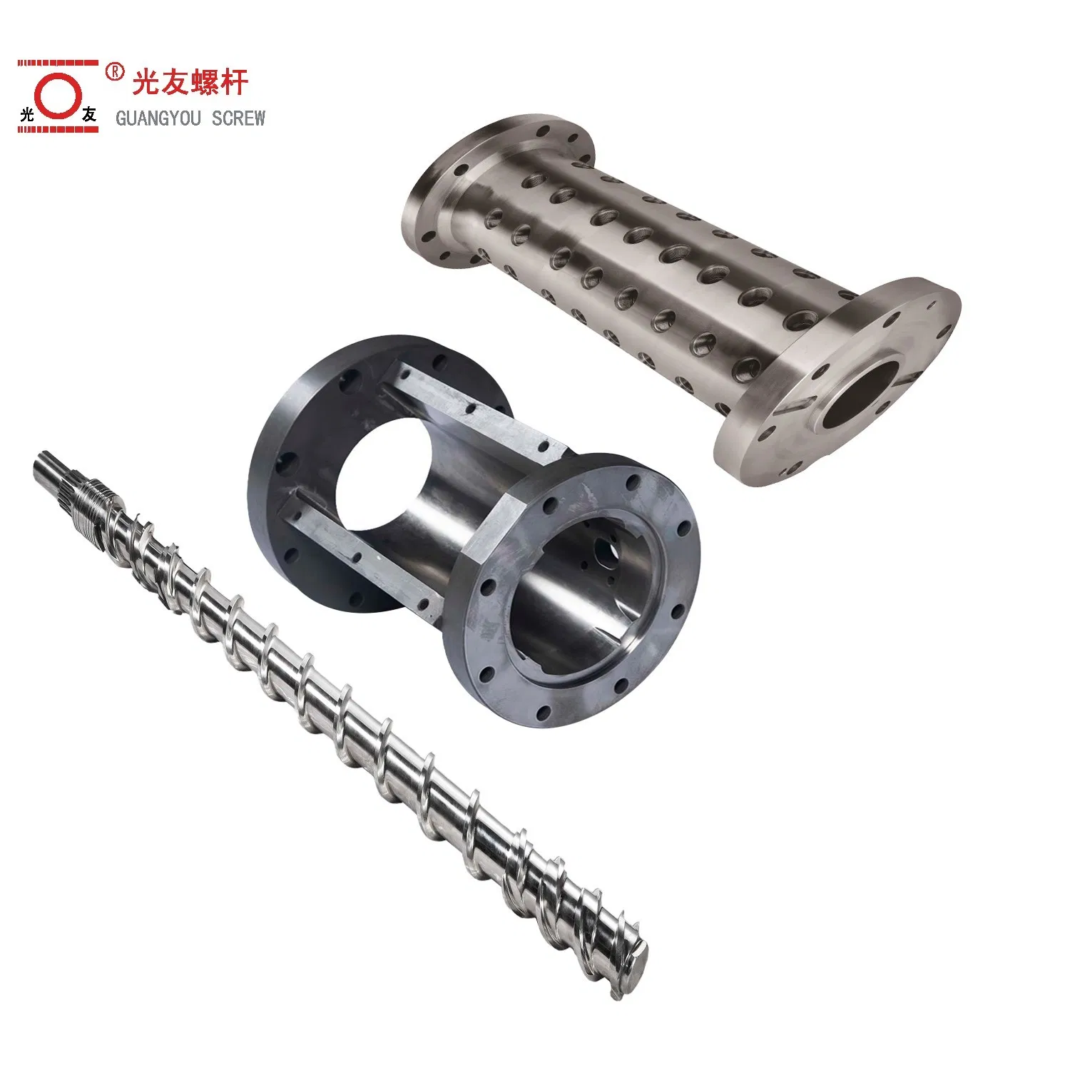 Mataas na pagganap na bimetallic screw at bariles para sa plastic extruder