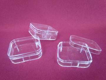 Customzied clear plastic sponge cosmetic makeup puff case