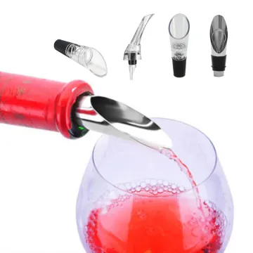 1pc New Liquor Wine Aerating Decanter Pourer Spout Flow Red Wine Bottle Bar Tool Accessories Home Kitchen Gadget for New Year