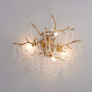 Postmodernistyczna luksusowa lampa ścienna LED LED LED do salonu i sypialni