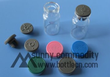 2ml borosilicate clear glass Antibiotic serum bottle vial aluminium caps