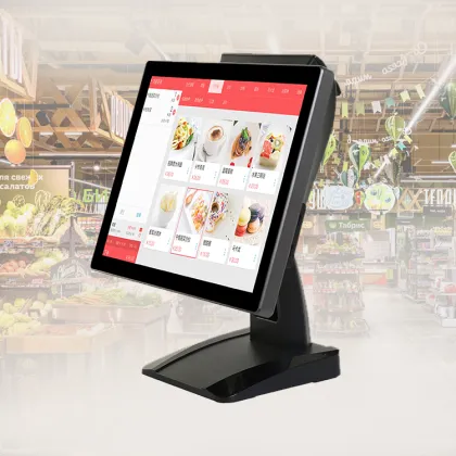 Catering Supermarket Multi-Touch Cashier System with Aluminum Alloy Body and Humanized Design