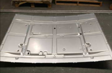 43 inch side-entry curved TV backplane