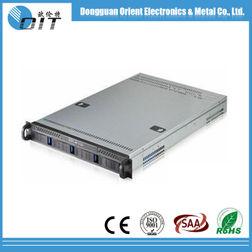 OEM Customized Electronic enclosure Telecom Network Metal Enclosure 1.2mm thickness 1u server chassis
