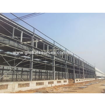 Light steel structure workshop, including crane beam and steel sheetNew