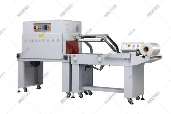 Pneumatic L-Bar Sealer and Shrinking Tunnel