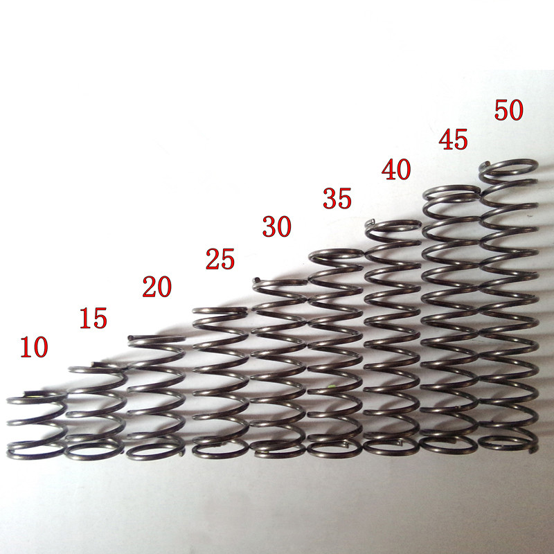10PCS Manufacturer Custom Small Steel Coil Compression Spring,0.8mm Wire Diameter*6mm Out Diameter*(10-50)mm Length