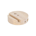 Lighting Accessories Round Wooden Base