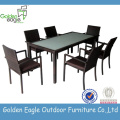 8chairs Brown Restaurant Dinning Sets