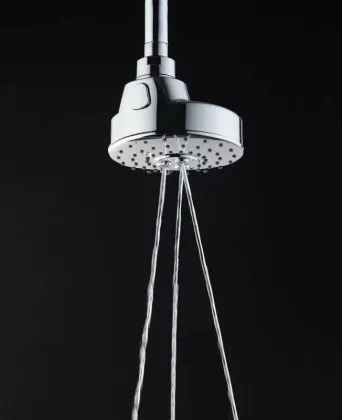 Round Rainfall 8 inch & 3 Functional Mist ECO Shower Head Set