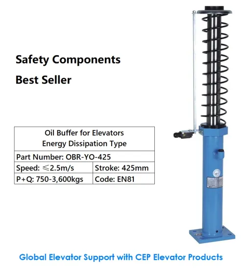 2.5m/s Passenger Elevator Oil Buffer