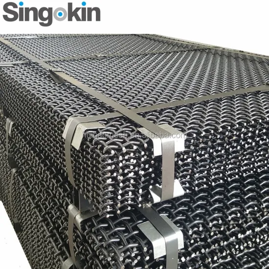 65Mn Steel Wire Mining Stone Vibrating Screen Mesh