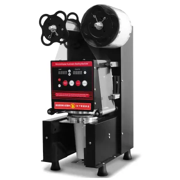 Hot Sell Automatic Black Plastic Cup Sealing Machine for Plastic Cups