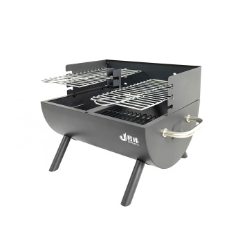 Charcoal BBQ Grill，Outdoor Barbecue Grill，Portable Charcoal Grill，Large Charcoal BBQ Grill Outdoor Folding Camping Portable Charcoal Stainless Steel Barbecue Grill Manufactory