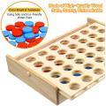 Wooden 4 in a Row Connect Game