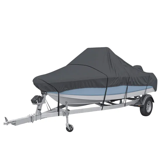 Custom Logo Waterproof Boat Cover for Outdoor Protection Against Water, Rain, Snow, and Hail