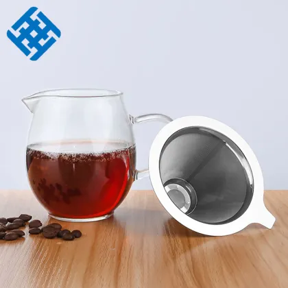 Factory Low Price Supply Unique Cone Stainless Steel Coffee Filter / Clever Dripper / Drip Coffee Maker