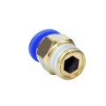 HIGH QUALITY 30pcs BSPT PC8-02, 8mm to 1/4' Pneumatic Connectors male straight one-touch fittings