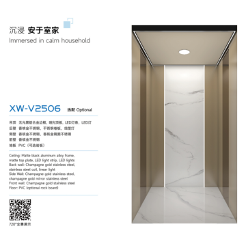 XW-V2506 Модель стильной кабины лифта автомобиля