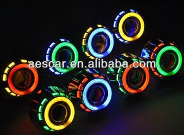Almost suit for all of car of Bi-xenon double angel eye Hid projector lens
