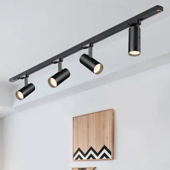 15W COB LED Track Light - Industrial Design Aluminum Commercial Spot Light for Restaurants and Shops