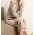 Women's Turtleneck Ribbed Knit Sweater Dress