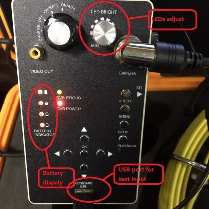Digital Inspection Cameras for Municipal Engineering Underground Pipeline Inspection