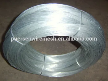 Q195 zinc galvanized steel wire bright from wire manufacture