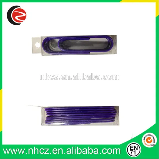 Shiny Purple Jumbo Paper Clips,Money useful paper clip