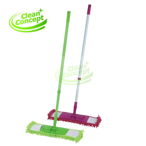 Flexible Household Chenille Clean Flat Mop DS-1201B