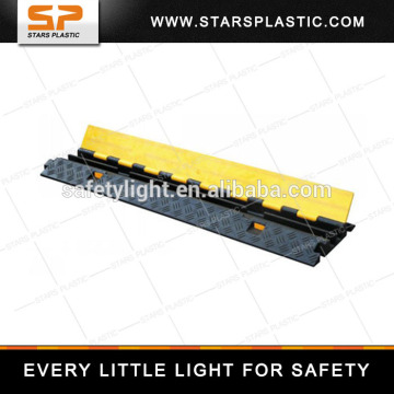 Cable Protector[Black] /Heavy Duty PU Plastic Cable Car Ramp/PVC Cable ProtectorHeavy Duty PU Plastic Cable Car Ramp