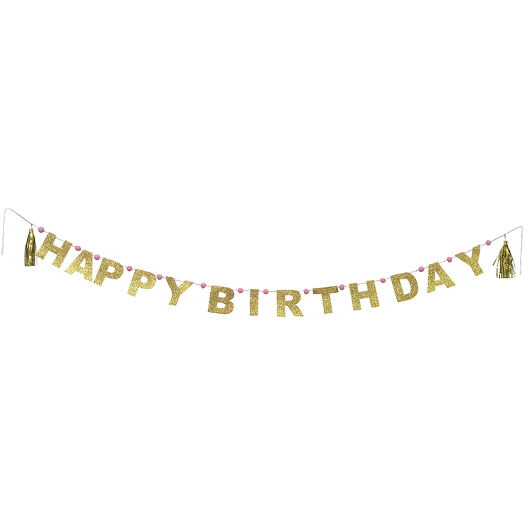 Happy Birthday Bunting Banner