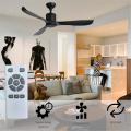 Nordic Modern Simple Natural Plywood Blades ceiling fan