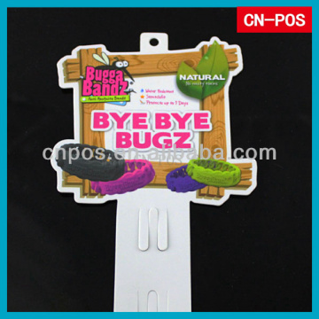 plastic customized clip strip for supermarket shelf
