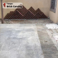 Szare cegły betonowe imitacja kamiennych płytek podłogowych
