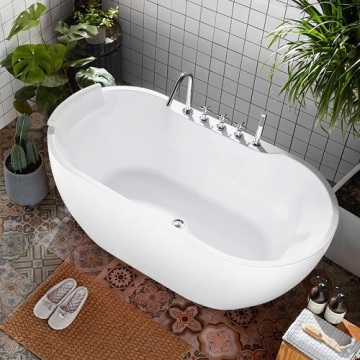 Air Massage Freestanding Tub Hydrotherapy Trendy Style Freestanding Sitting Large Bathtub