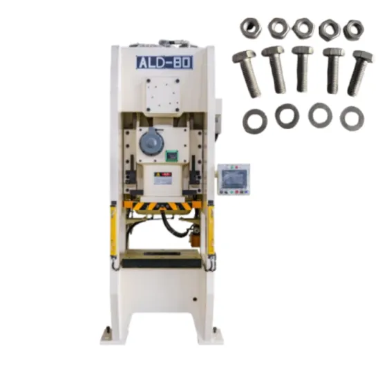 80 T Single Crank Stamping Press for Bolts and Nuts Production