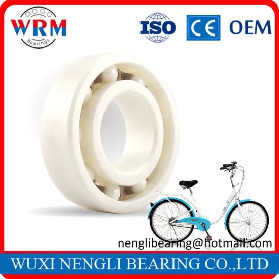 Low Noise Silicon Nitride Zirconia 608 Deep Groove Single Row Ceramic Bearing