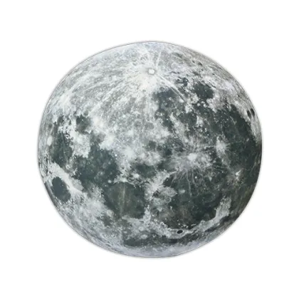 The moon photo mat
