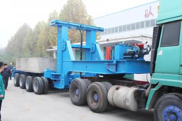 Dinámica de los remolques de transporte de molinos de viento