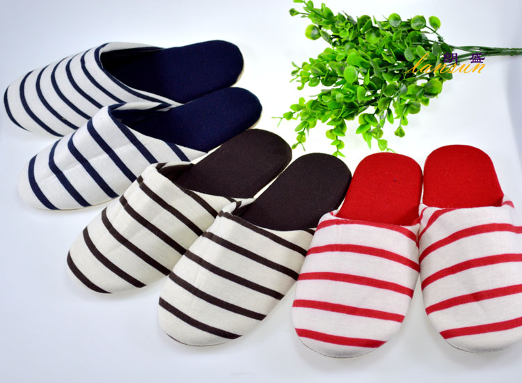 Ladies' Indoor Striped Slippers