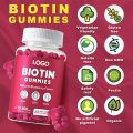 OEM Vitamina Supliment Creșterea părului Vitamina Biotină Gummies