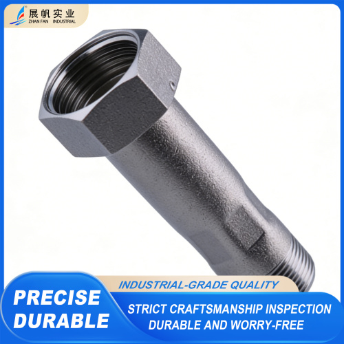 Prueba de fugas de la tuerca de conexión del medidor de agua de acero inoxidable