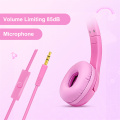 Headphone kontrol volume 3.5mm mempelajari headset anak -anak