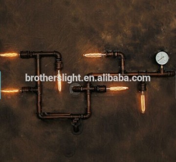 New Vintage Industrial Edison Pipe Style Art Luminaire Loft Wall Light Steampunk Furniture