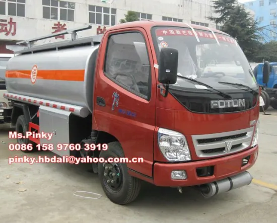 5000Litres Petroleum Tanker Truck Foton Diesel Fuel Oil Tanker Truck
