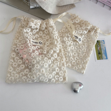 Lightweight Fashion Eco Custom Canvas Makeup Storage Pouch