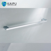 Square Single Bathroom Towel Rail in Chrome