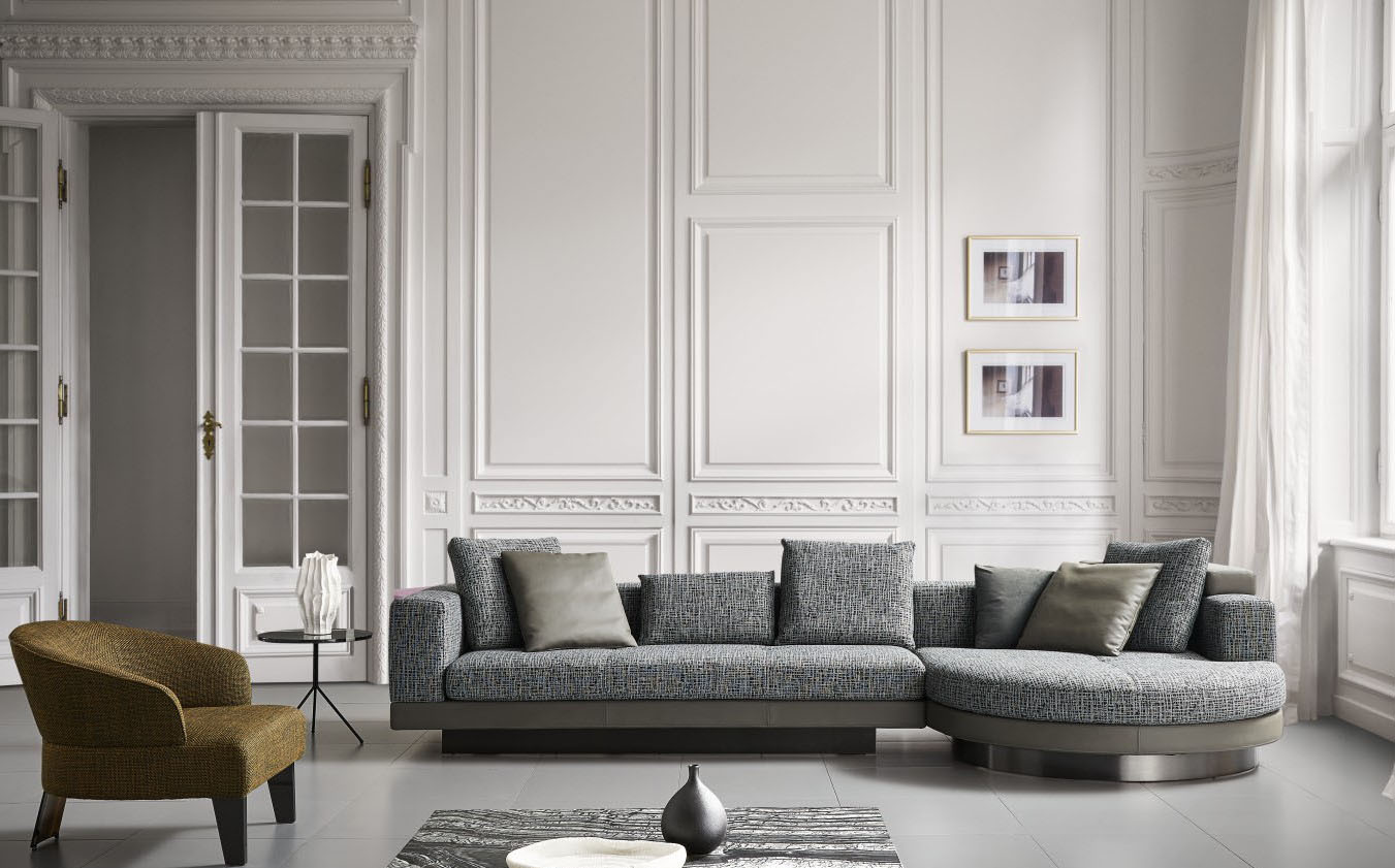 Luxury Modern Italian Living Room Furniture Sofa Set Furniture Living Room